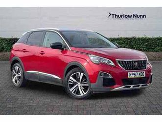 2017 peugeot 3008 1.6 bluehdi allure suv 5dr diesel manual euro 6 (start/stop) (120 ps) suv diesel manual