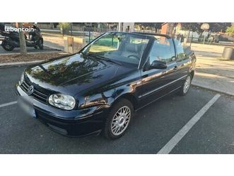 golf cabriolet 2.0l carat carnet vw