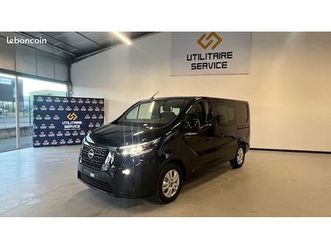 32 490 ht / nissan primastar cabine approfondie 5 places l1h1 2.0 dci 170 cv bva9 tekna noir neuf / tva recuperable