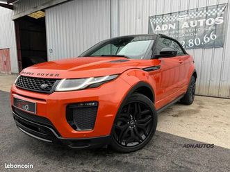 land rover range rover evoque ph2 cabriolet 2.0 td4 180 cv dynamic cuir/cam/suivi ok