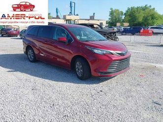 toyota sienna le 2022 2.5l 2.5 hybryda 189km