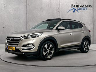 hyundai tucson - 1.6 t-gdi premium 4wd // dealeronderhouden // leder //