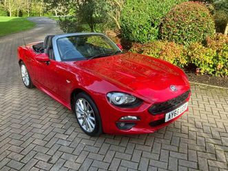 fiat 124 spider 1.4 124 spider 1.4 multiair turbo 140hp lusso manual red 2016