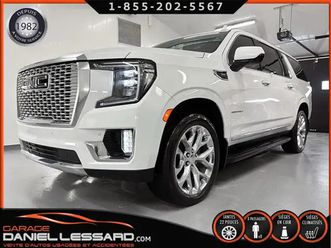 gmc yukon xl slt, xl, look denali, mags 22p, bas km !! 2021