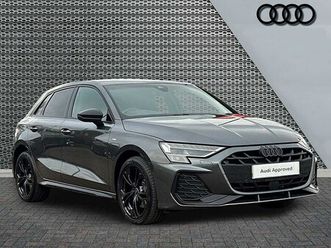 audi a3 sportback tfsi e black edition 40 e s tronic