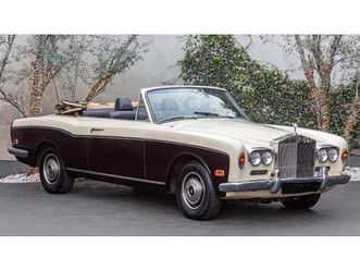 1972 rolls-royce corniche convertible a vendre