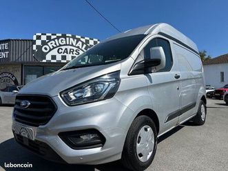 ford transit custom fourgon ford transit custom l1 h2 gris metal gps tel radar etc...(14 084)