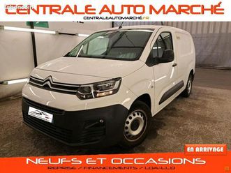 citroen berlingo 1.5 bluehdi s&s - 100 iii fourgon fourgon xl worker 950 kg phase 1
