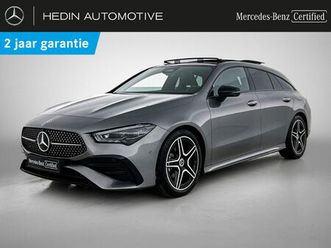 mercedes cla 180 shooting brake amg line night pack | panoramisch dak | dodehoekassistent | memory pack | 360° camera | head-up display | verwarmde zetels | key