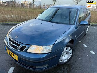 saab 9-3 sport estate - 1.8t vector*airco*apk*nap*stoel verwarming*cruise*terkhaak