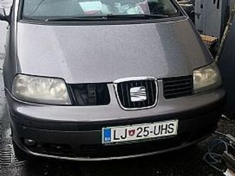 seat alhambra 1.9 tdi stylance 4motion 115