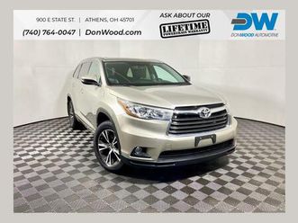 used 2016 toyota highlander xle
