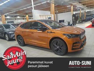 skoda enyaq coupe 85x 4x4 rs businessline - korko 2,99% + kulut - #5v/100tkm tehdastakuu #matrixled #adapt.vakkari #nahkasisusta
