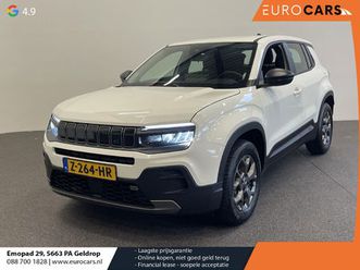 jeep avenger longitude automaat 54 kwh navigatie apple carplay/android auto climate control cruise control lichtmetalen velgen dab keyless parkeer sensoren