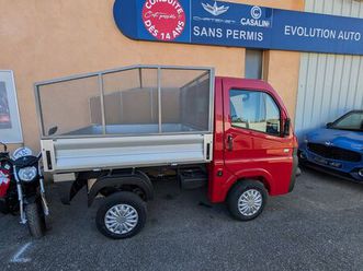 camion sans permis casalini kerry+ neuf benne hydraulique