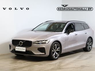 volvo v60 t8 awd long range high performance ultra dark - vm 2026 / tehdastakuu+volvo selekt takuu / b&w / panorama / tuul/hierovat istuimet / google / hud /