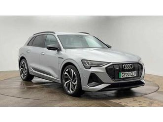 audi e-tron 300kw 55 quattro 95kwh black edition 5dr auto