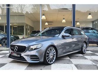 mercedes classe e200 184ch 9g-tronic amg line + toit ouvrant & attelage * 1er main