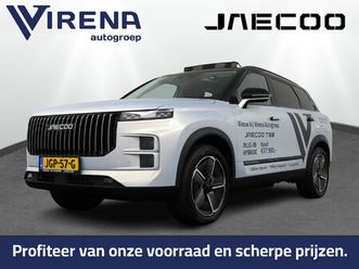 jaecoo 7 phev 1.5 gdi shs-p exclusive *demo* adaptief cruise control - stoel/stuurverwarming - navigatie - apple/android carplay - fabrieksgarantie tot 10-2032