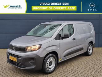opel combo cargo new elektrisch 50kwh 136pk l2 | apple carplay | camera | houten laadruimte | cruise control |