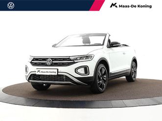 volkswagen t-roc cabrio style 1.0 115 pk cabriolet 6 versn. hand · black style pakket · comfort pakket · multimedia pakket ·