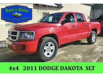 2011 dodge dakota slt crew cab used cars vermont at ron’s auto vt