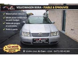 ② vw bora essence 12 mois de garantie — volkswagen — 2ememain