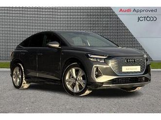 audi q4 e-tron sportback 210kw 45 quattro 82kwh s line 5dr auto [leather]
