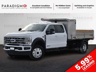 2024 ford f-550 lariat chassis dump truck