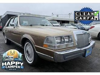 1986 lincoln continental 5.0 v-8 fully loaded leather, garaged, super