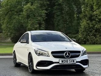 mercedes-benz cla 2.0 cla45 amg coupe 4dr petrol spds dct 4matic euro 6 (start/stop) (381 ps)