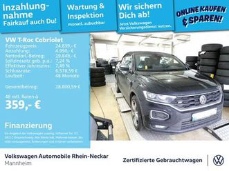 volkswagen t-roc cabriolet 1.5 tsi r-line dsg led kamera na
