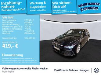 volkswagen golf viii 2.0 tsi gti dsg navi ahk kamera uvm