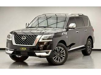 nissan patrol le platinum 5.6l 2024 nissan patrol le platinum, 10/2029 nissan warranty, 10/2027 nissan service con