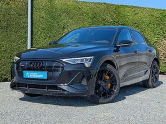 ② audi q8 e-tron !verkocht ! e-tron - black edition - 2x s-lin — audi — 2ememain