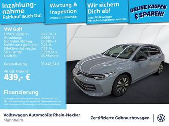 volkswagen golf viii 2.0 tdi goal dsg navi ahk kamera uvm