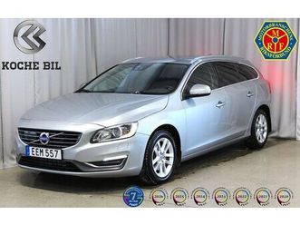 volvo v60 d4 summum. värmare, s&v-hjul, skinn, drag