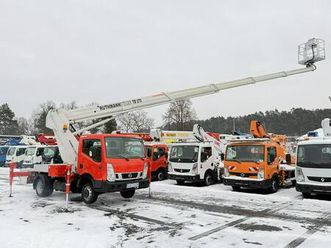 nissan cabstar podnośnik koszowy 27m ruthmann tb 270 zwyżka udt wumag gsr p7 widełki