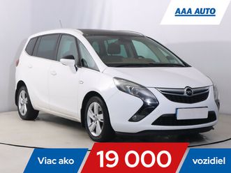 opel zafira tourer 1.4 turbo, lpg, 7 miest, serv.kniha