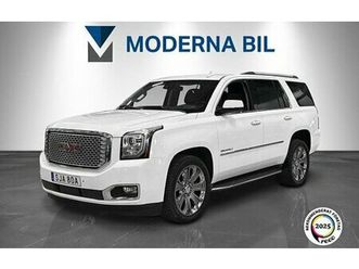 gmc yukon 6.2 v8 awd 7-sits pano b-kamera skinn nybesiktad