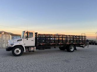 2018 hino 268 flatbed truck 26ft