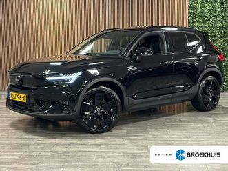 volvo ex40 single motor extended range ultra black ed. 82 kwh | vol! | trekhaak | schuifdak | 360° camera | harman kardon | pixel led koplampen meesturend | 100