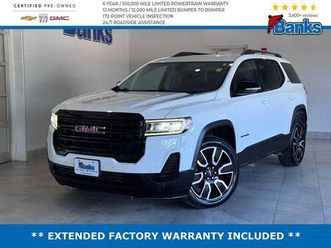 certified 2021 gmc acadia awd sle