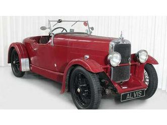 1931 alvis 12/60 tk two seater beetleback by carbodies a vendre