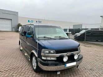 ② chevrolet van express 5.3i v8 benzine/lpg camper — camionnettes & utilitaires — 2ememain