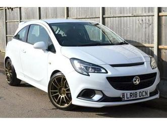 2018 vauxhall corsa 1.6t vxr 3dr hatchback petrol manual