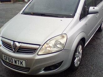 2010 vauxhall, zafira, mpv, 1.9 diesel automatic
