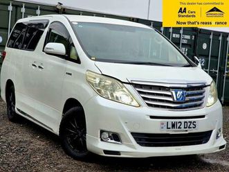 2012 toyota alphard mpv hybrid automatic