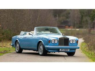 1980 rolls-royce corniche convertible a vendre