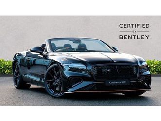 bentley continental gtc 4.0 v8 hybrid speed 2dr auto [blackline spec]